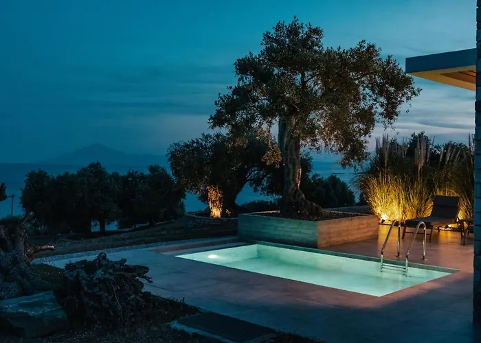 וילה Olive Blue Thassos Luxury